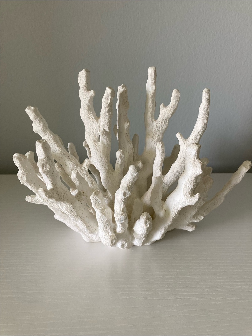 Pottery Barn resin coral sculpture